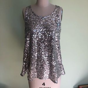 Free people sequin top